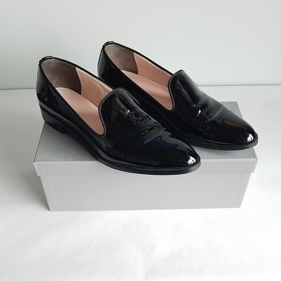 everlane patent loafer